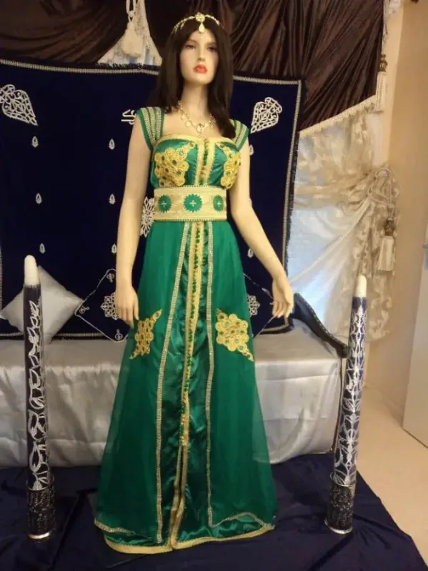 Picture of Radhe Designer Yellow Georgette Kaftan Dress for Women - F9747