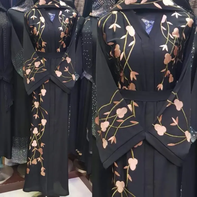 Picture of Radhe Designer Multicolor Georgette Kaftan Dress for Women - F2473