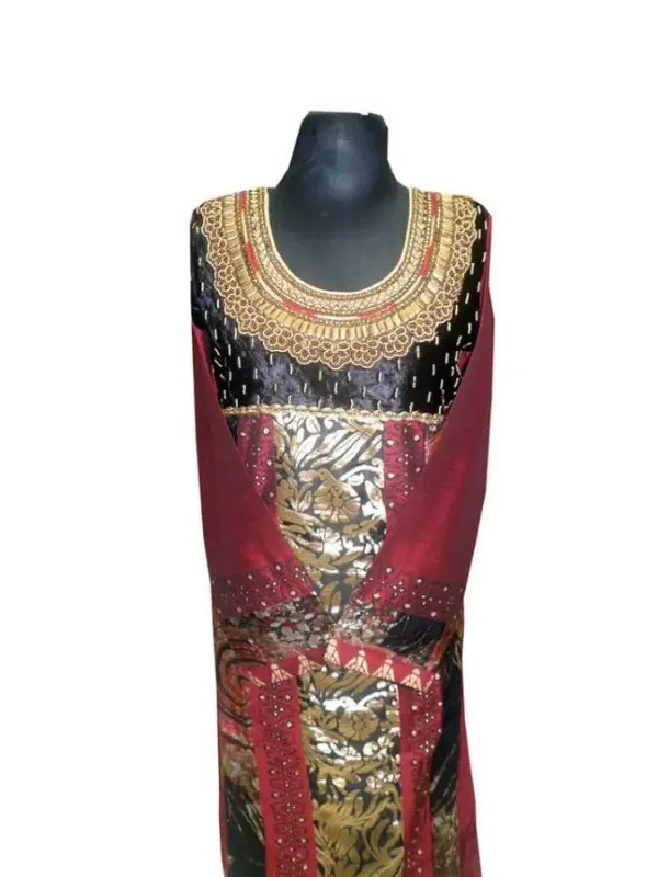 Picture of Radhe Designer Multicolor Georgette Kaftan Dress for Women - F9782