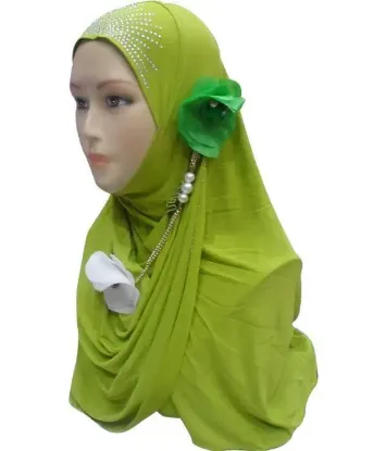 Picture of Arab Womens Hijab Caps Headwear Amira V-Neck Lon,hijab