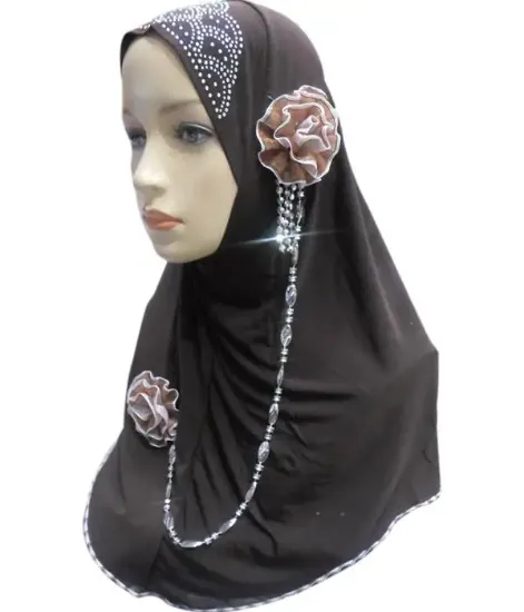 Picture of Arab Womens Hijab Caps Headwear Amira V-Neck Lon,hijab