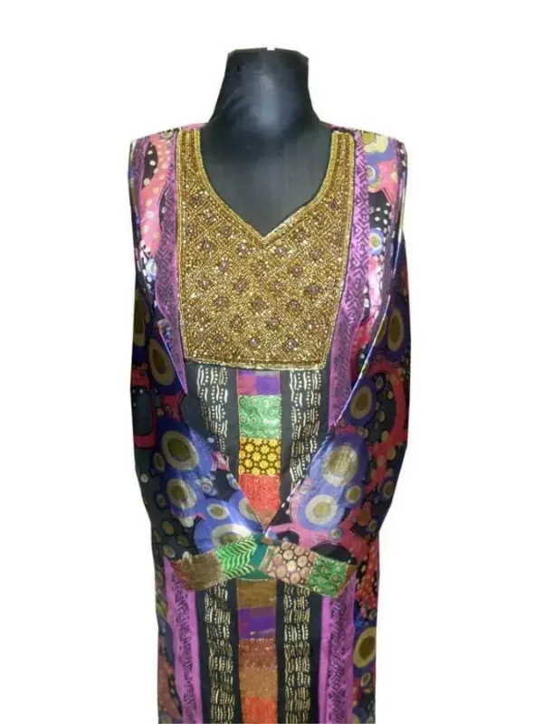 Picture of Radhe Designer Multicolor Georgette Kaftan Dress for Women - F9872
