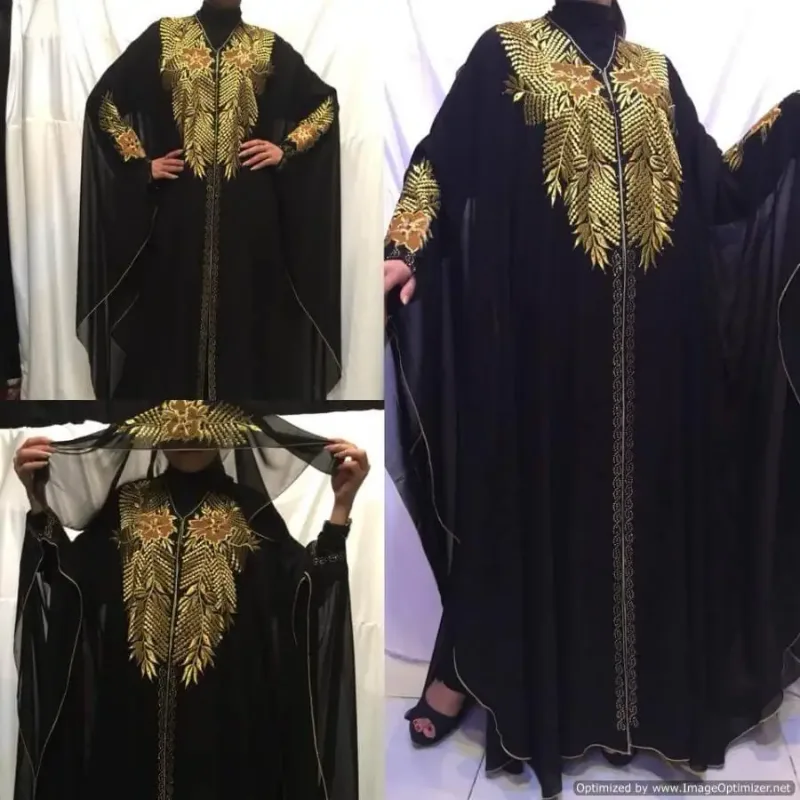 Picture of Radhe Designer Multicolor Georgette Kaftan Dress for Women - F2094