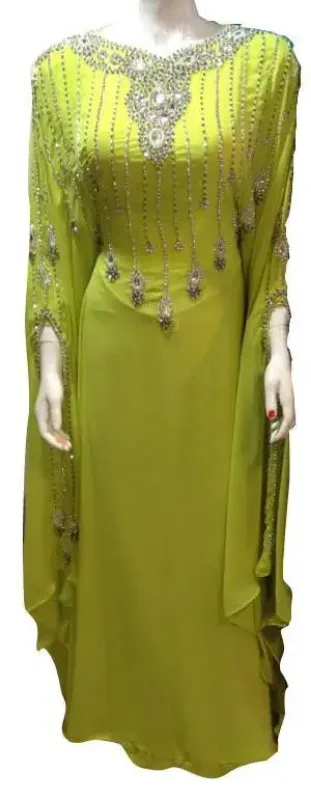 Picture of Radhe Designer Multicolor Georgette Kaftan Dress for Women - F9741