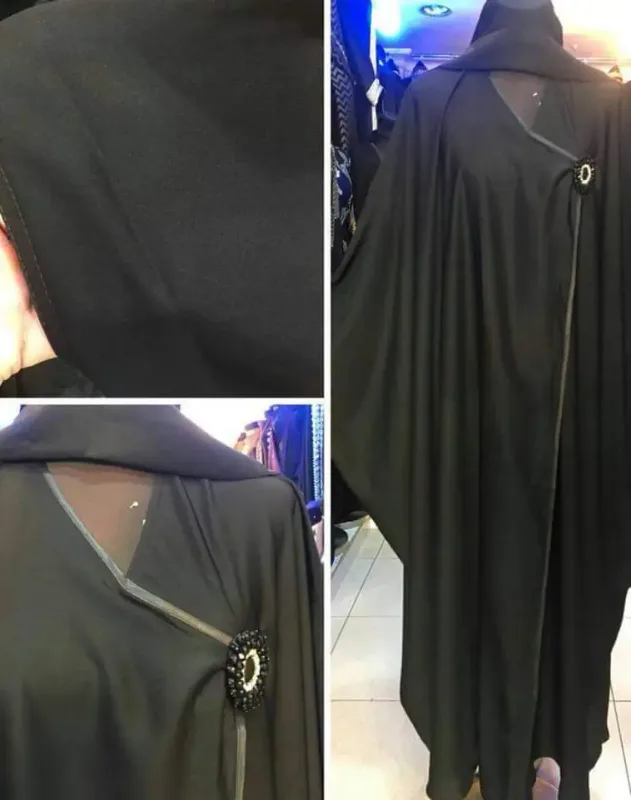 Picture of Radhe Designer Black Georgette Kaftan Dress for Women - F2905