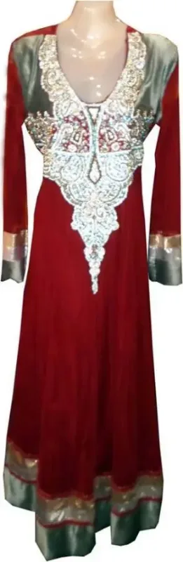 Picture of Radhe Designer Multicolor Georgette Kaftan Dress for Women - F9770