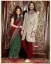 Picture of ethnic red velvet indian wedding sherwani for men ,j364