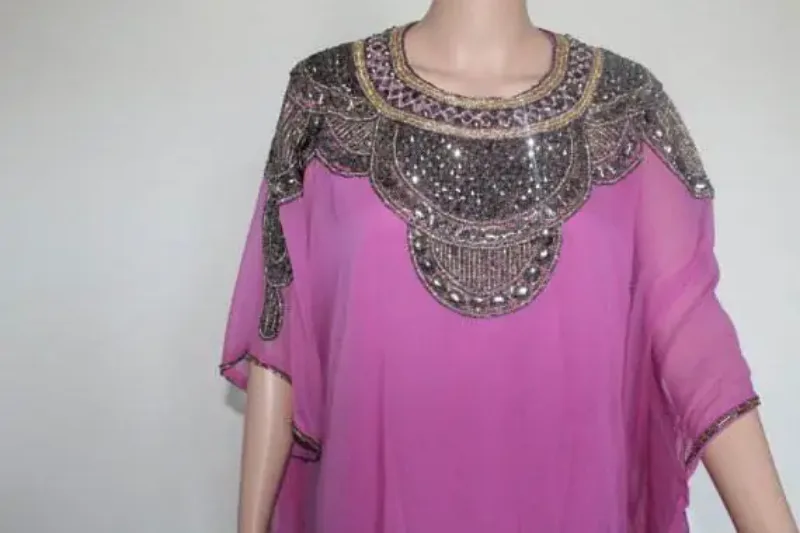Picture of Radhe Designer Multicolor Georgette Kaftan Dress for Women - F9736