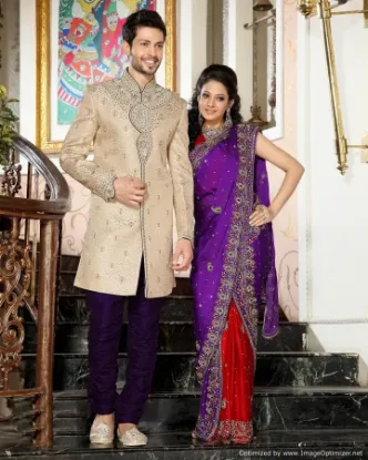 Picture of evening mage indian wedding indowestern sherwani for me