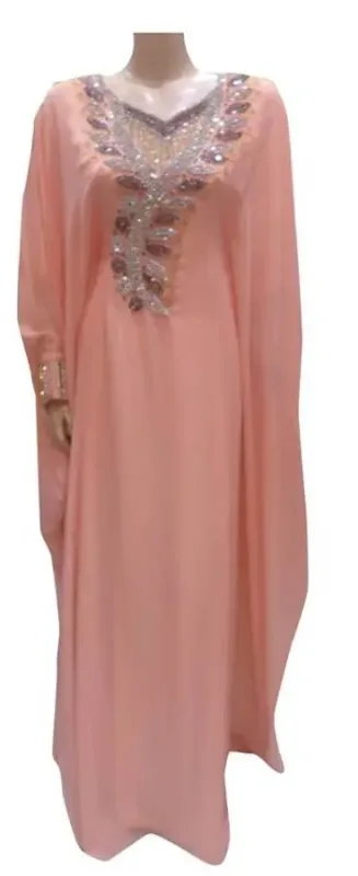 Picture of Radhe Designer Black Georgette Kaftan Dress for Women - F9801
