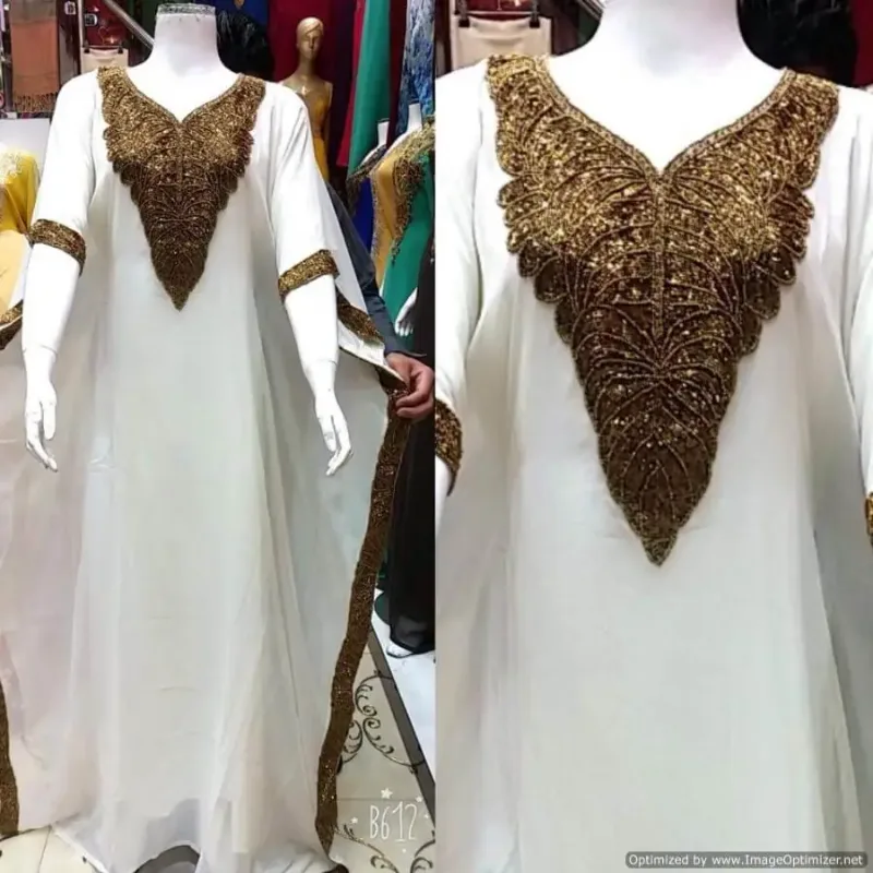 Picture of Radhe Designer Multicolor Georgette Kaftan Dress for Women - F2988