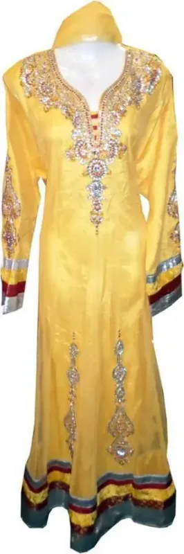 Picture of Radhe Designer Multicolor Georgette Kaftan Dress for Women - F9825