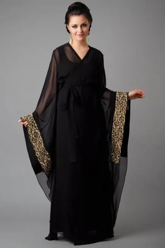 Picture of Radhe Designer Multicolor Georgette Kaftan Dress for Women - F9824