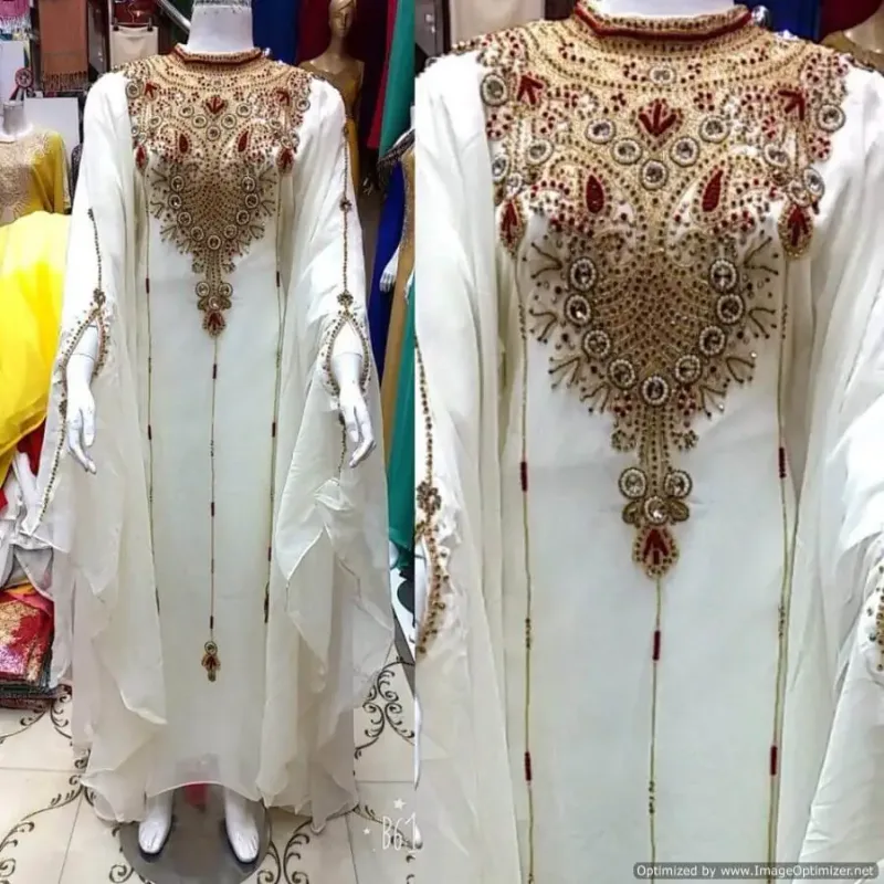 Picture of Radhe Designer Multicolor Georgette Kaftan Dress for Women - F2981