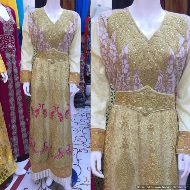 Picture of Radhe Designer Multicolor Georgette Kaftan Dress for Women - F2894