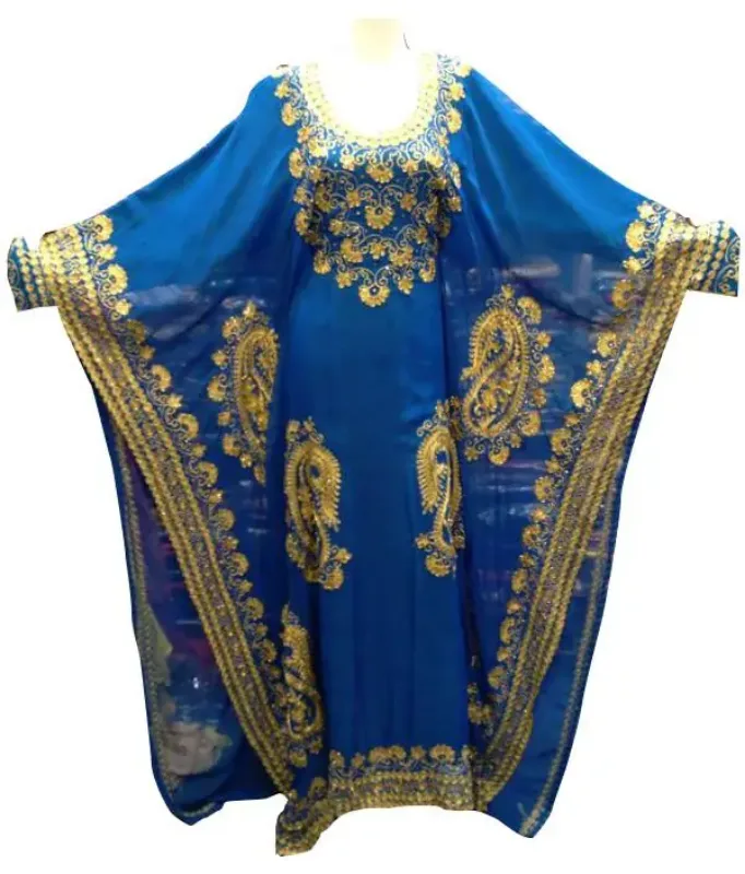 Picture of Radhe Designer Yellow Georgette Kaftan Dress for Women - F9849