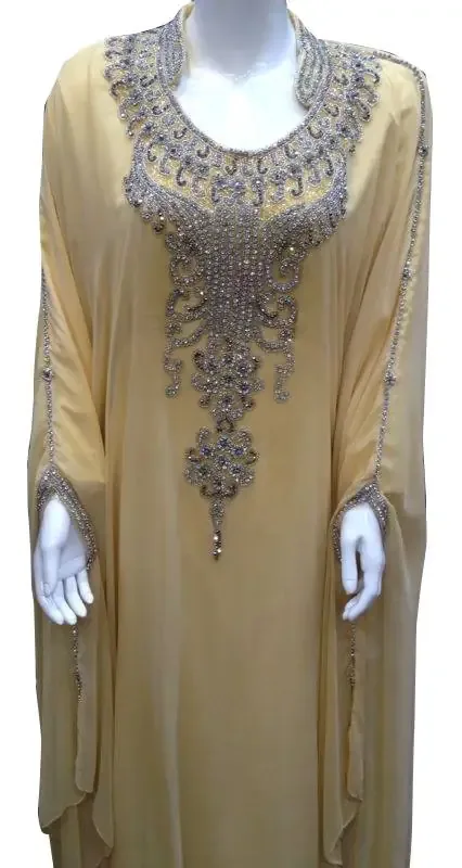Picture of Radhe Designer Pink Cotton Kaftan Dress for Women - F9853