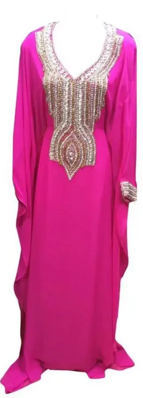 Picture of Radhe Designer Black Georgette Kaftan Dress for Women - F9852