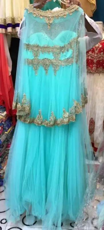 Picture of Radhe Designer Multicolor Georgette Kaftan Dress for Women - F9855