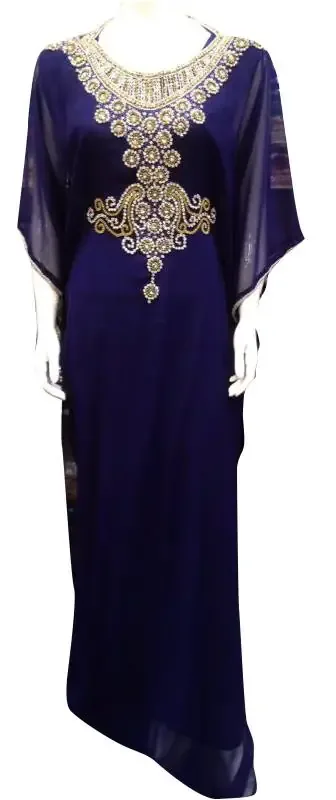 Picture of Radhe Designer Blue Georgette Kaftan Dress for Women - F9728