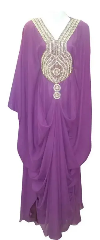 Picture of Radhe Designer Multicolor Georgette Kaftan Dress for Women - F9876