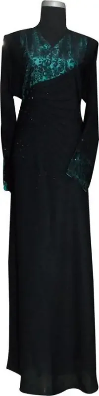 Picture of Radhe Designer White Georgette Kaftan Dress for Women - F9738