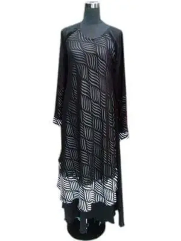 Picture of Radhe Designer Multicolor Georgette Kaftan Dress for Women - F2932