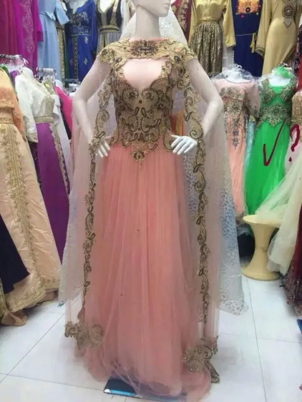 Picture of Radhe Designer Multicolor Georgette Kaftan Dress for Women - F9910