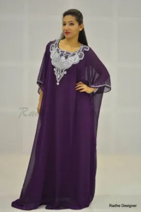 Picture of arabic elegant kaftan wedding gown hlf sleeve evening d