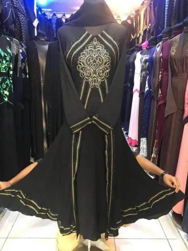 Picture of Radhe Designer Multicolor Georgette Kaftan Dress for Women - F2949