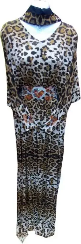 Picture of Radhe Designer Multicolor Georgette Kaftan Dress for Women - F9809