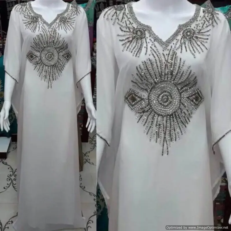 Picture of Radhe Designer Multicolor Georgette Kaftan Dress for Women - F2318