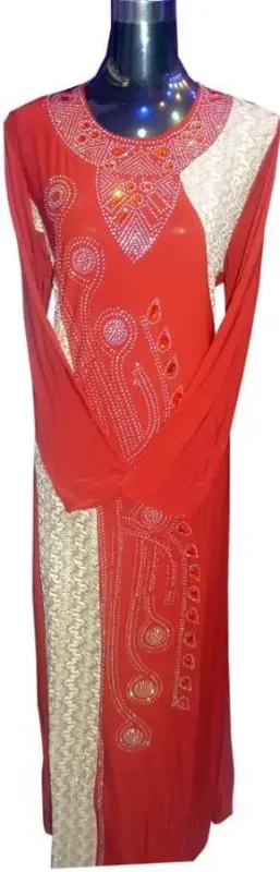 Picture of Radhe Designer Multicolor Georgette Kaftan Dress for Women - F9843