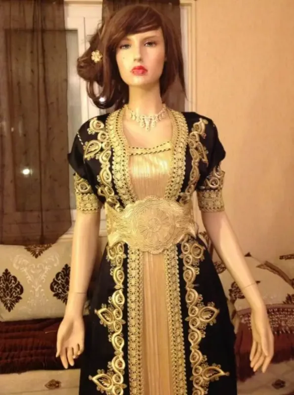 Picture of Radhe Designer Multicolor Georgette Kaftan Dress for Women - F9842