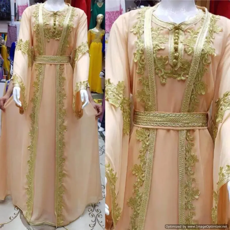 Picture of Radhe Designer White Georgette Kaftan Dress for Women - F3023