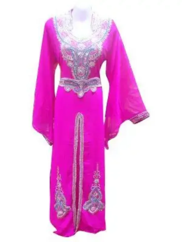 Picture of Radhe Designer Multicolor Georgette Kaftan Dress for Women - F9862