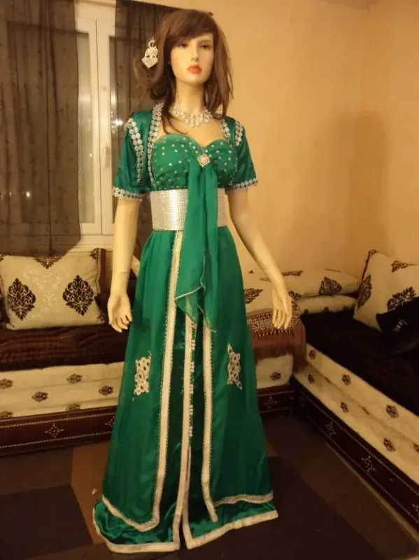 Picture of Radhe Designer Pink Cotton Kaftan Dress for Women - F9870