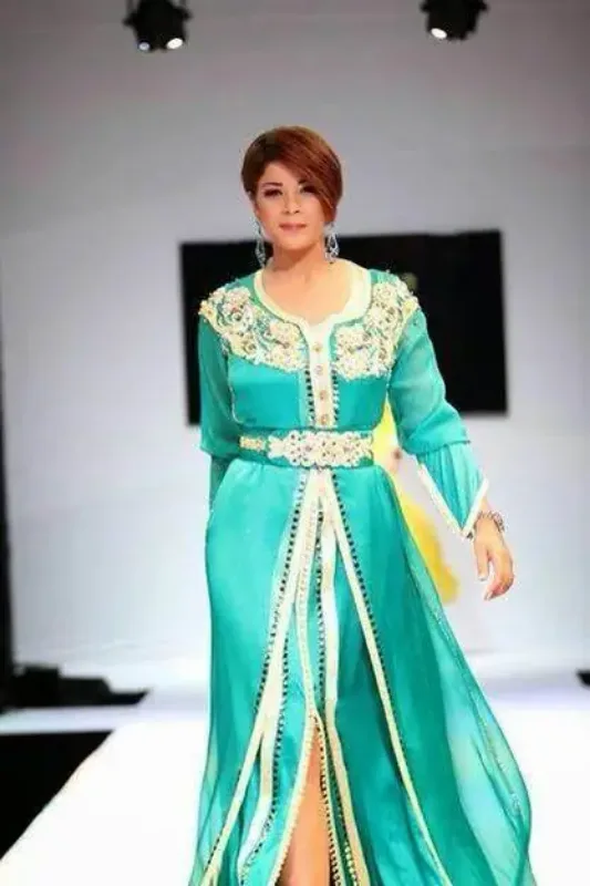Picture of Radhe Designer Multicolor Georgette Kaftan Dress for Women - F10293