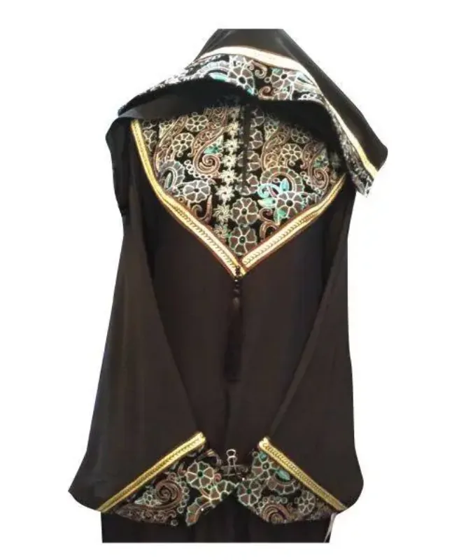 Picture of Radhe Designer Black Georgette Kaftan Dress for Women - F9886
