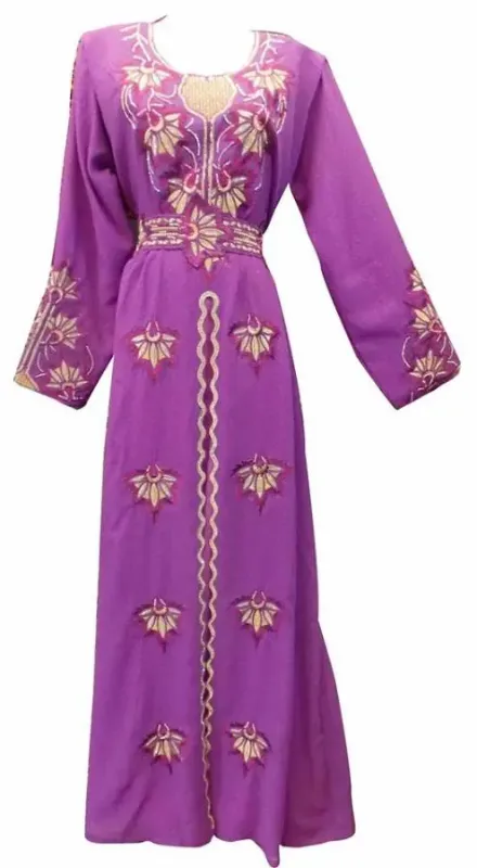 Picture of Radhe Designer Pink Cotton Kaftan Dress for Women - F9904