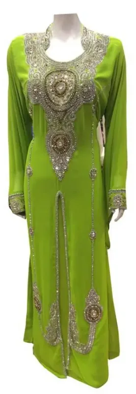 Picture of Radhe Designer Multicolor Georgette Kaftan Dress for Women - F9914