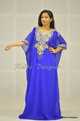 Picture of Arabic Wedding Gown Dubai Tea Party Kaftan Traditional 