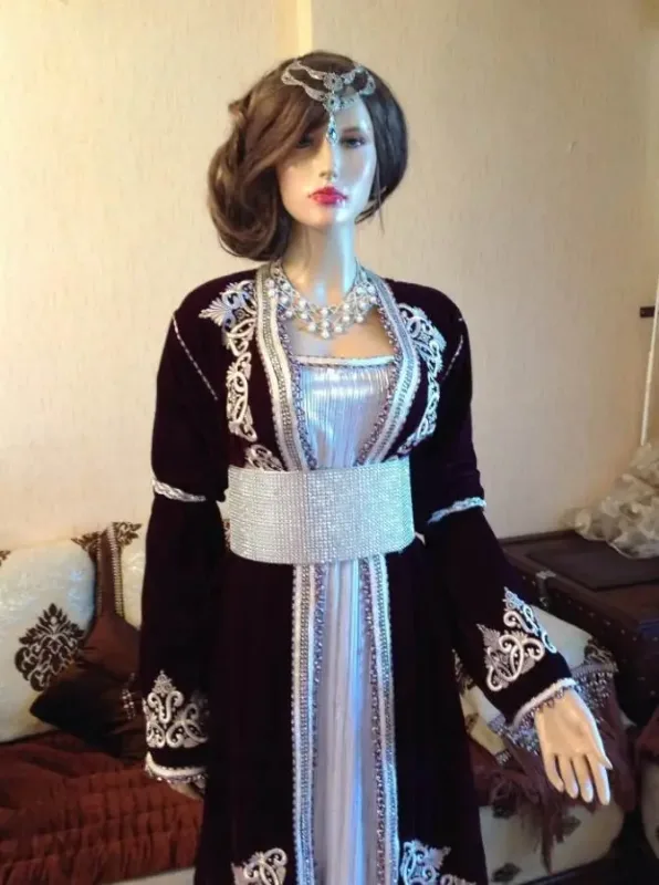Picture of Radhe Designer Multicolor Georgette Kaftan Dress for Women - F10574