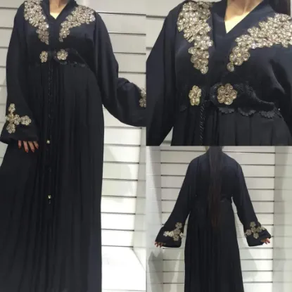 Picture of avaya 1608,abaya 100 cotton,abaya,jilbab,kaftan dress,,