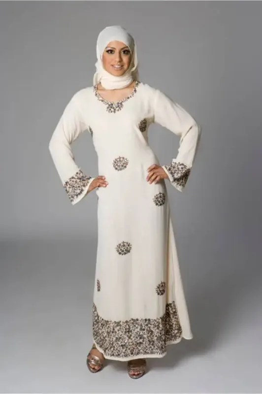 Picture of Radhe Designer Black Georgette Kaftan Dress for Women - F9444