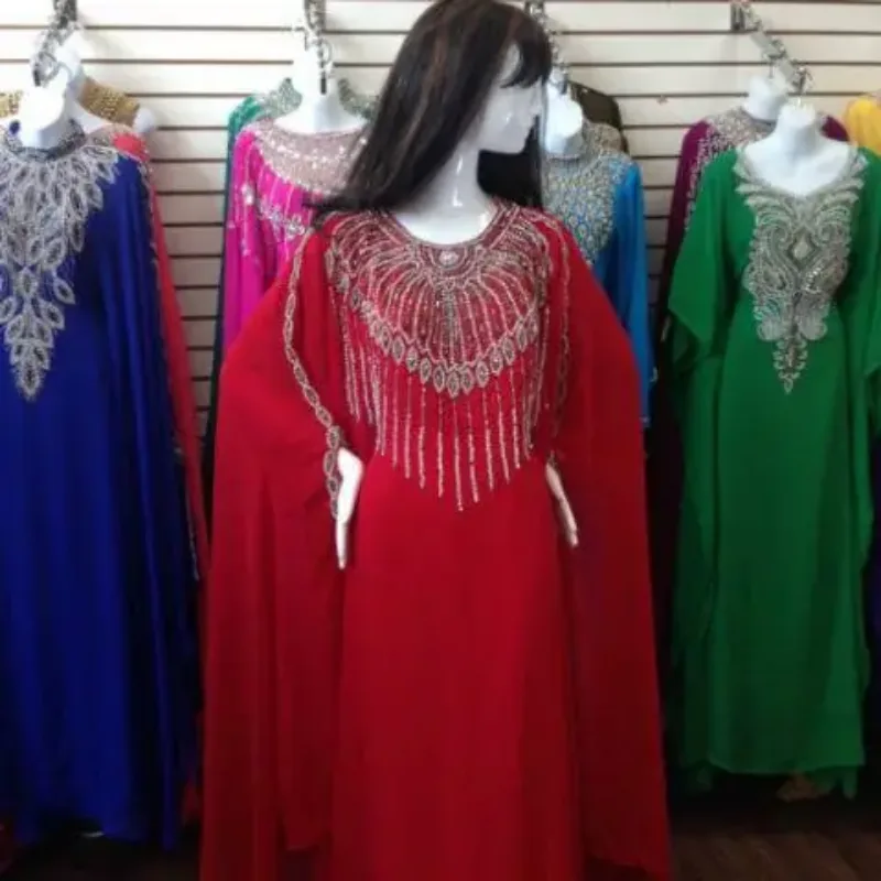 Picture of Radhe Designer Blue Georgette Kaftan Dress for Women - F10450