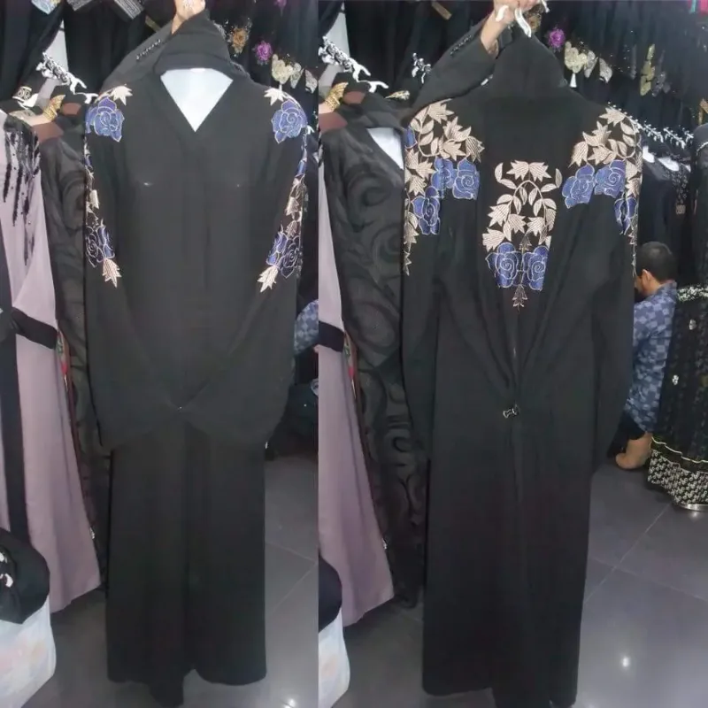 Picture of Radhe Designer White Georgette Kaftan Dress for Women - F3193