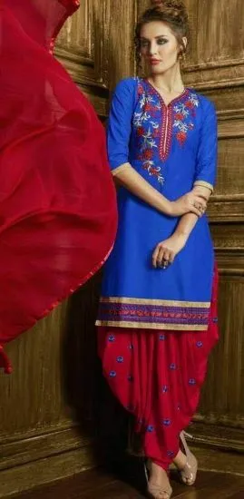 Picture of diwali special dress fatimabi pakistani bridal blue tai
