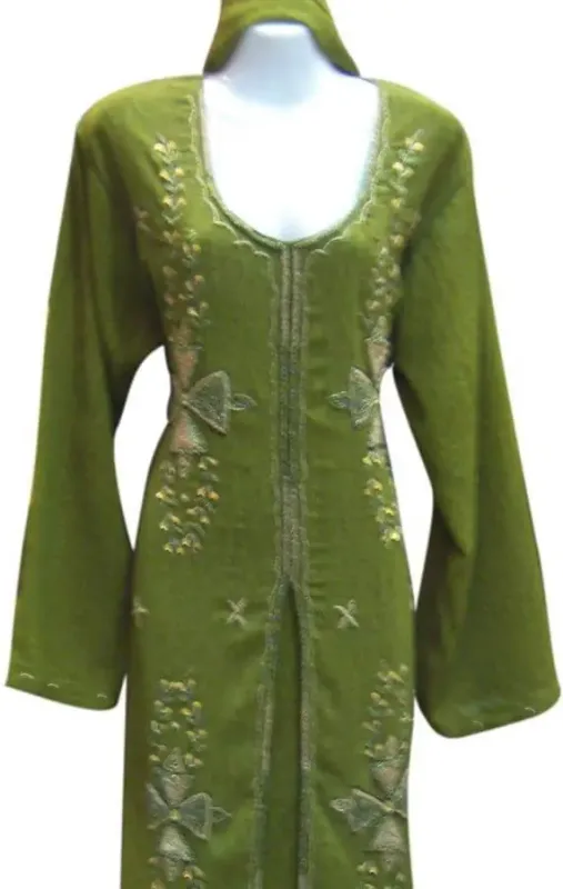 Picture of Radhe Designer White Georgette Kaftan Dress for Women - F3556