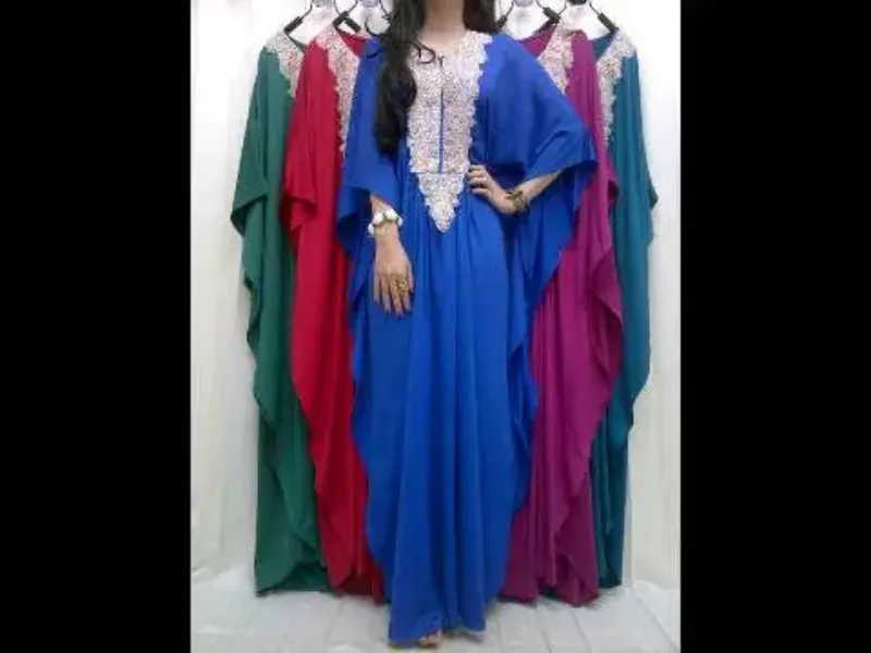 Picture of Radhe Designer Purple Georgette Kaftan Dress for Women - F8954
